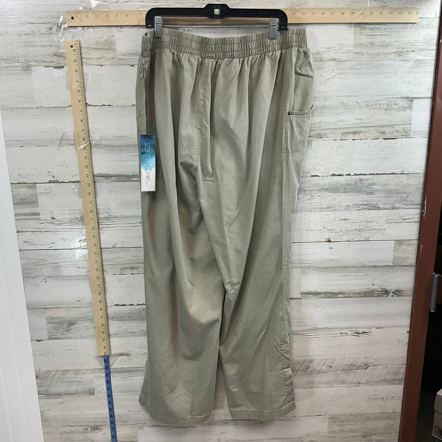 Green Pants Wide Leg Diane Gilman, Size 1x