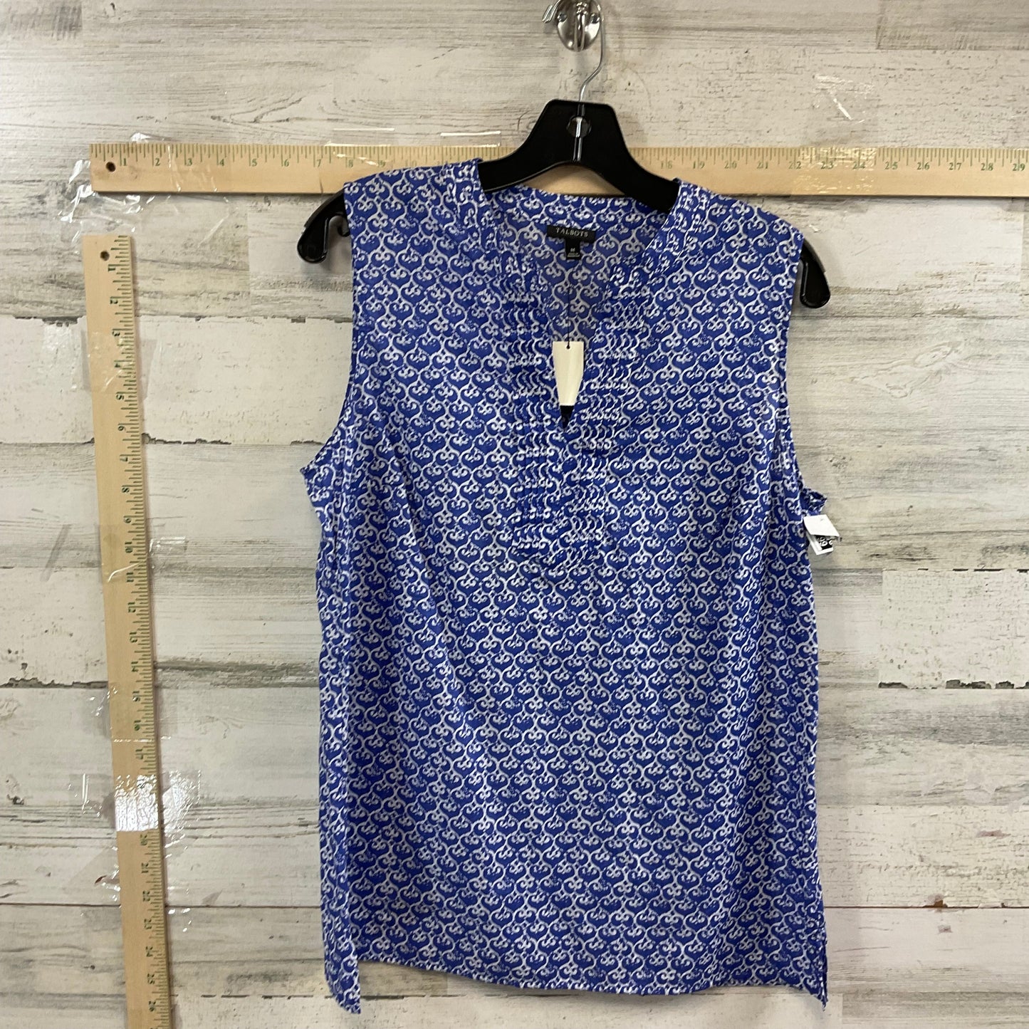 Blue Top Sleeveless Talbots, Size M