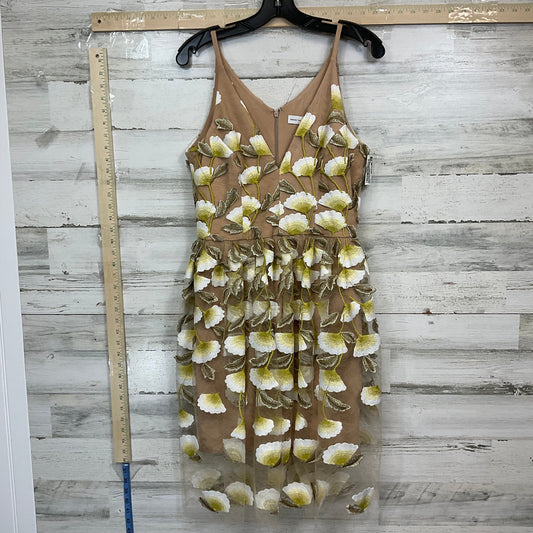 Gold Dress Party Short Dress The Population, Size L