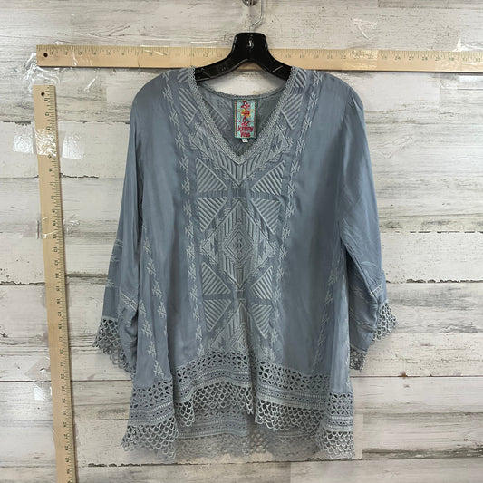 Grey Top Long Sleeve Johnny Was, Size Xs