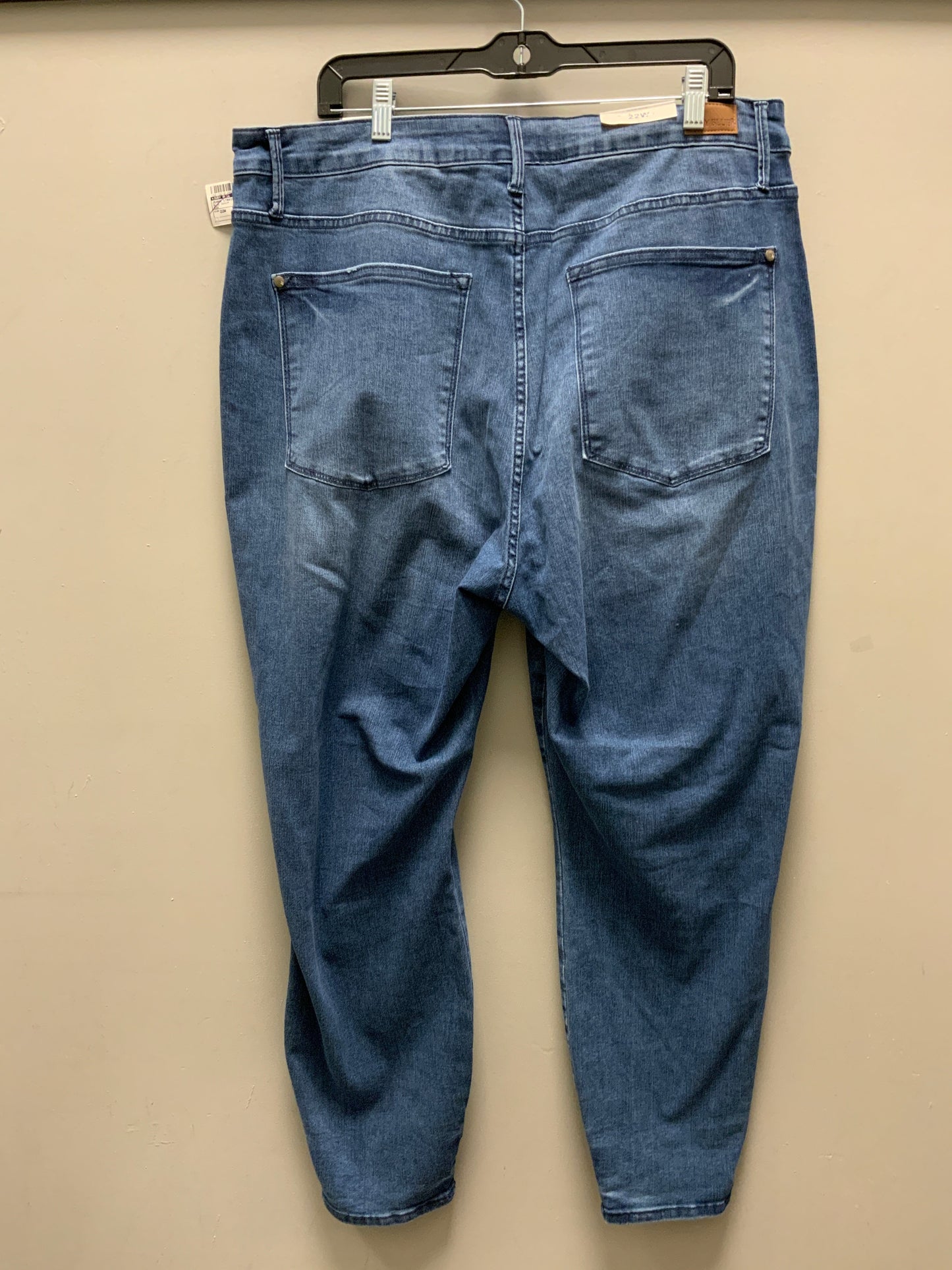 Jeans Straight By Judy Blue In Blue Denim, Size: 22w