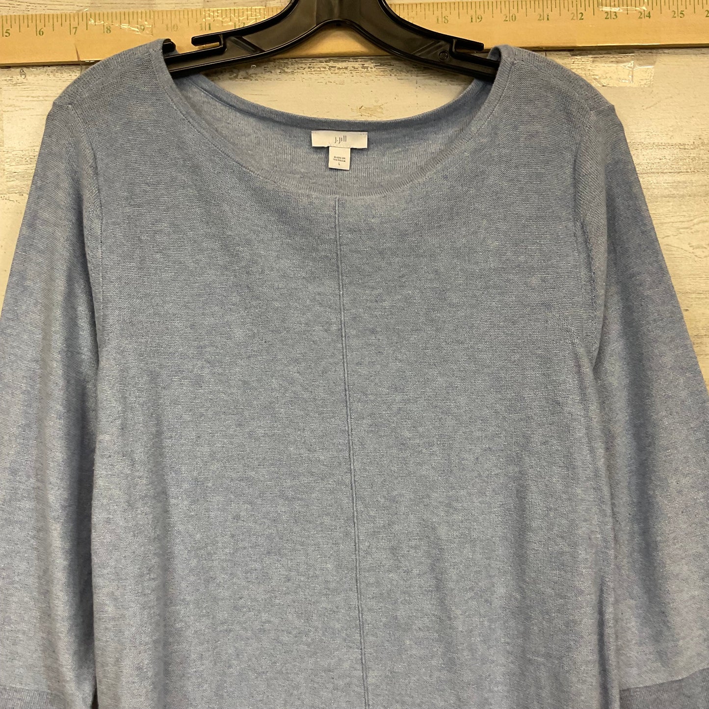 Tunic 3/4 Sleeve By J. Jill In Blue, Size: L