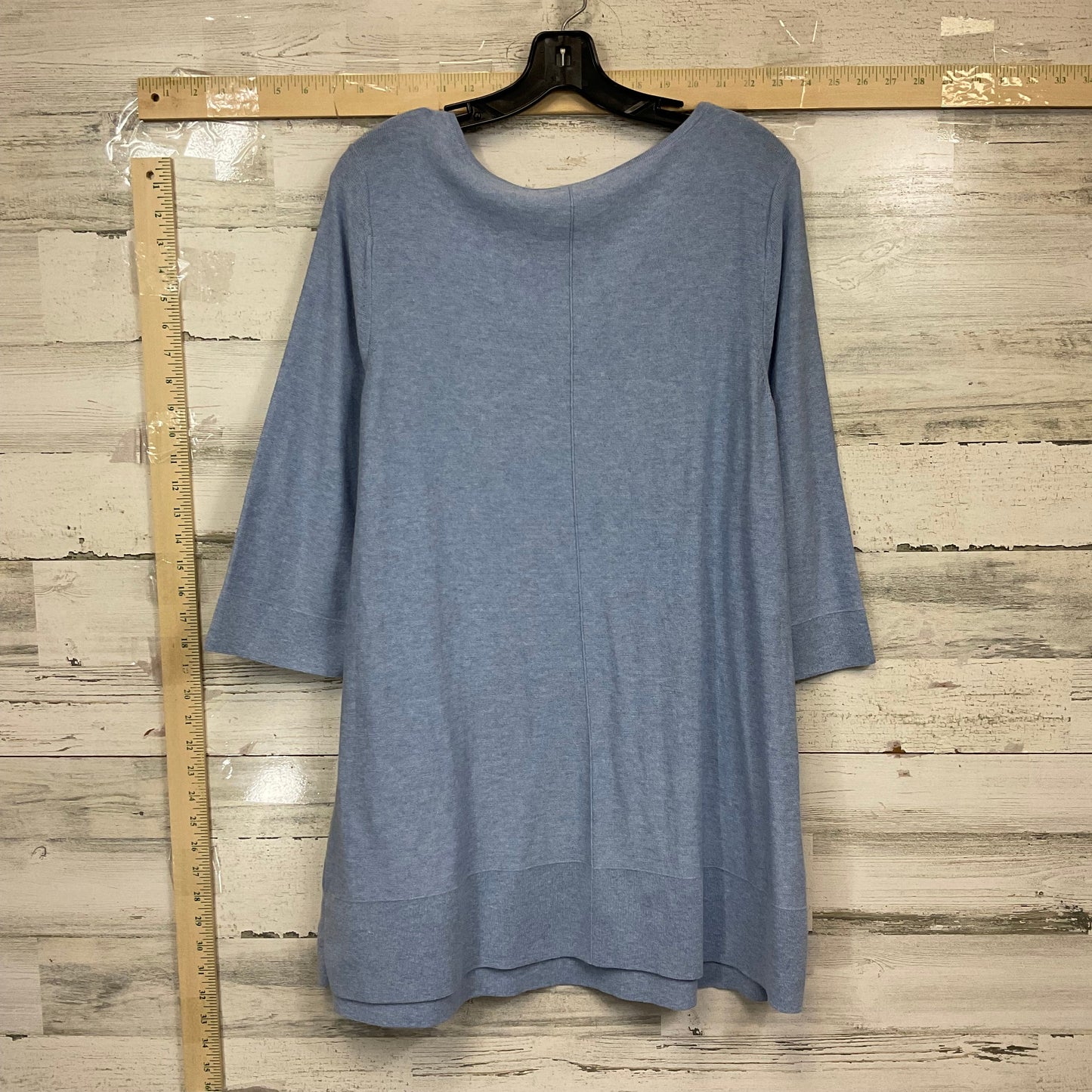 Tunic 3/4 Sleeve By J. Jill In Blue, Size: L