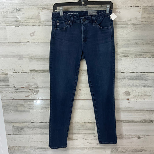 Jeans Skinny By Adriano Goldschmied In Blue Denim, Size: 4