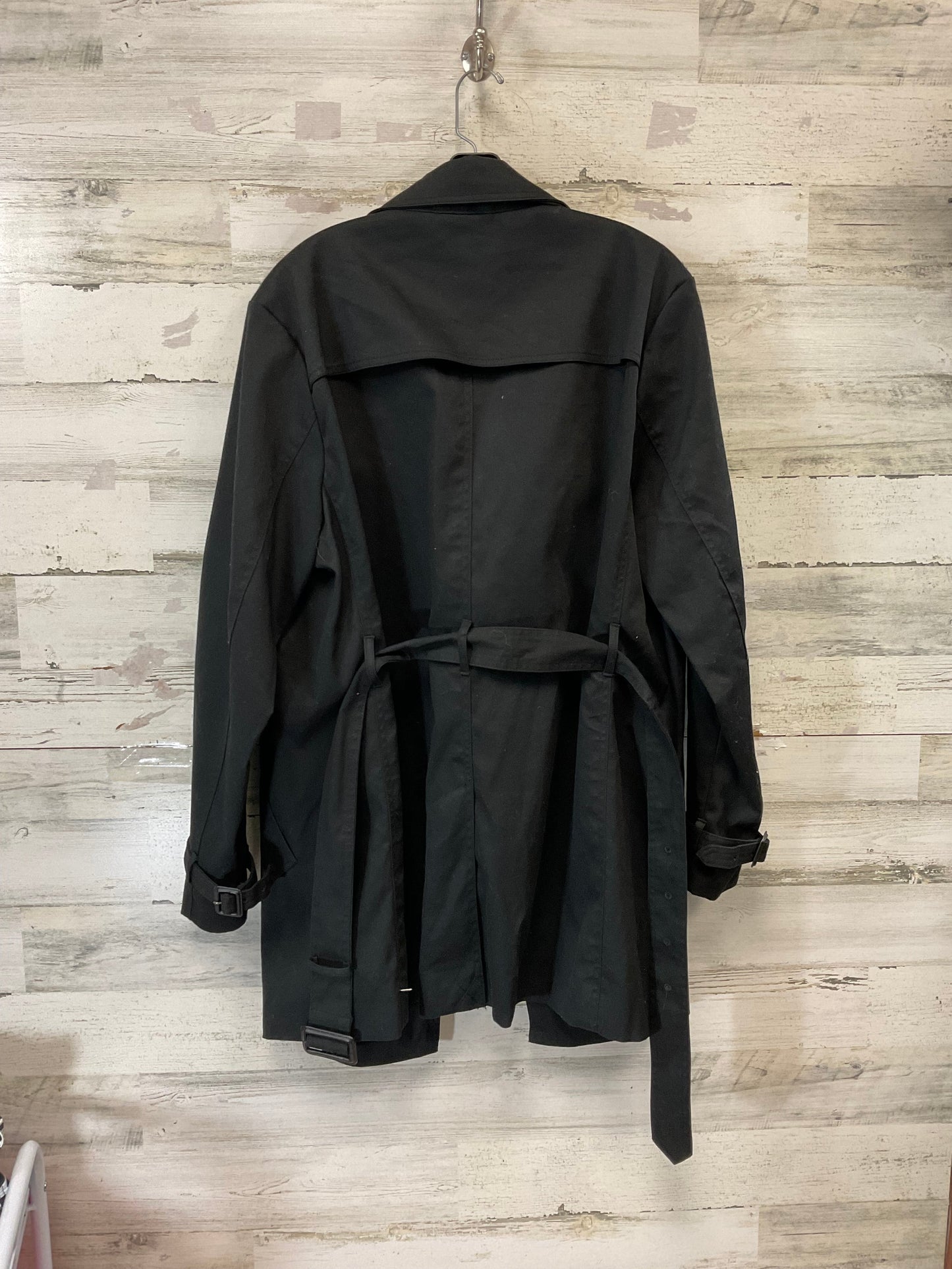 Coat Trench Coat By Phillip Slim For Target In Black, Size: L