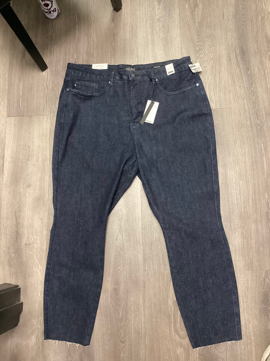 Jeans Skinny By Judy Blue In Blue Denim, Size: 22w