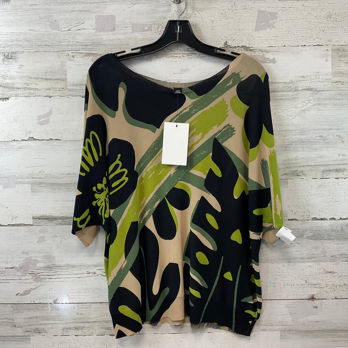 Top Short Sleeve By Ethyl In Green, Size: M