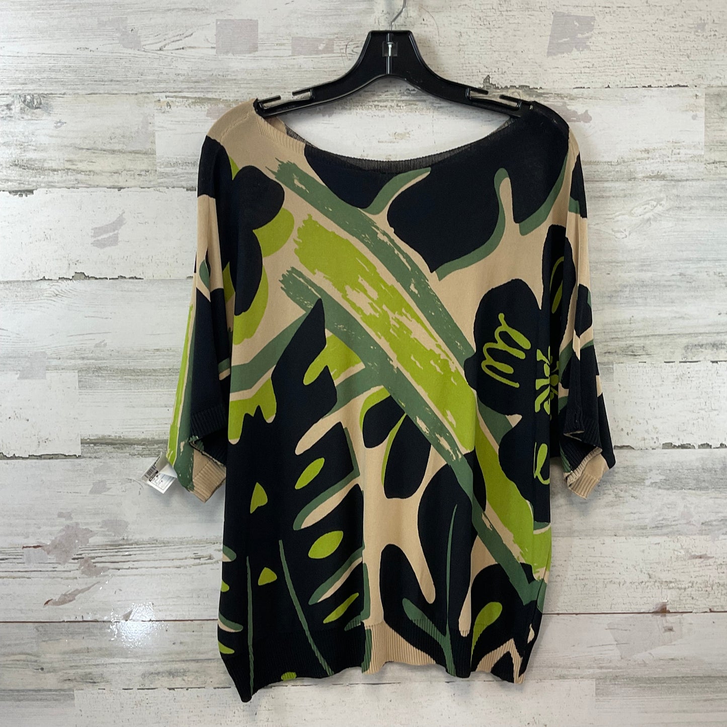 Top Short Sleeve By Ethyl In Green, Size: M