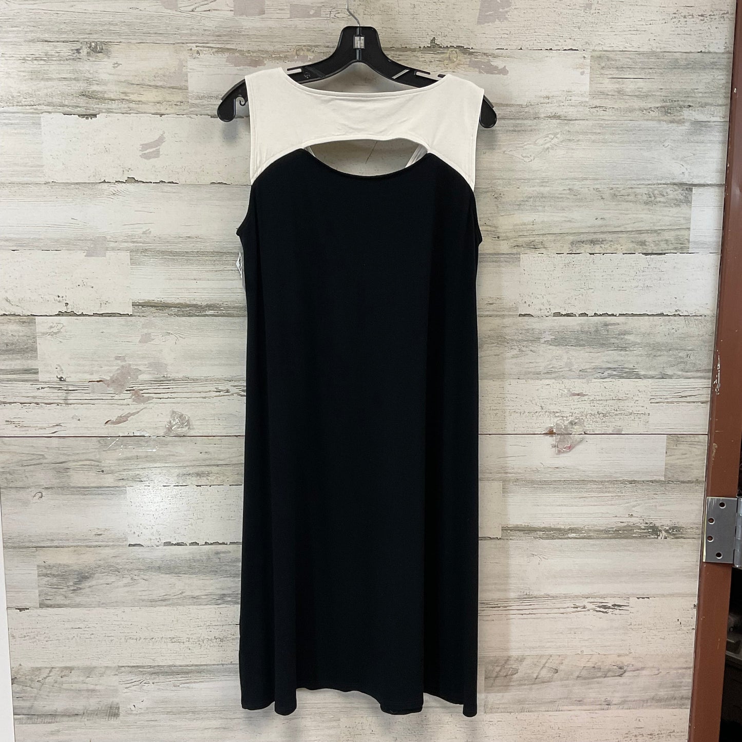 Dress Casual Midi By Eileen Fisher In Black, Size: M