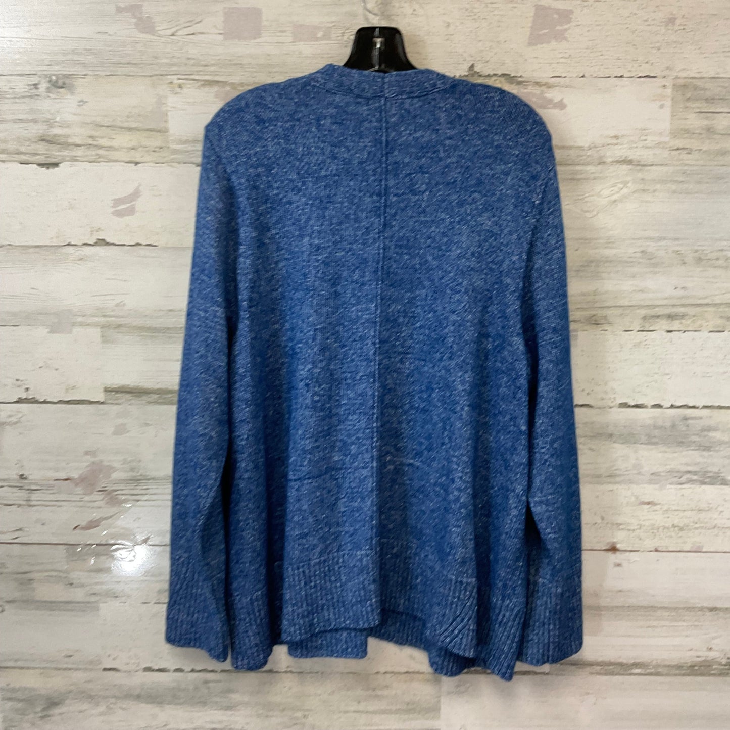 Sweater Cardigan By J. Jill In Blue, Size: 2x