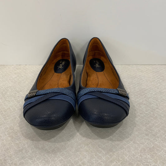 Shoes Flats By Sofft In Blue, Size: 8