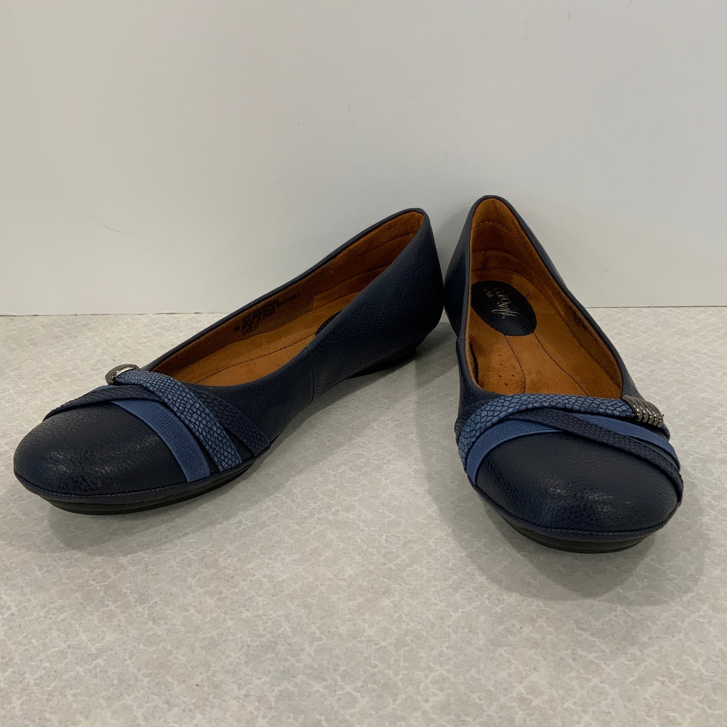 Shoes Flats By Sofft In Blue, Size: 8