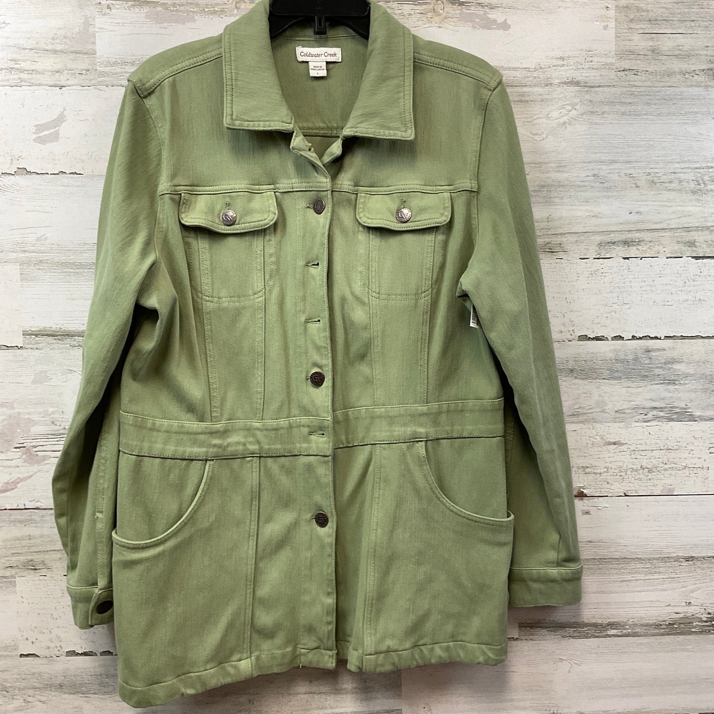 Jacket Other By Coldwater Creek In Green, Size: L