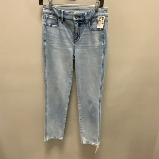 Jeans Straight By White House Black Market In Blue Denim, Size: 2l