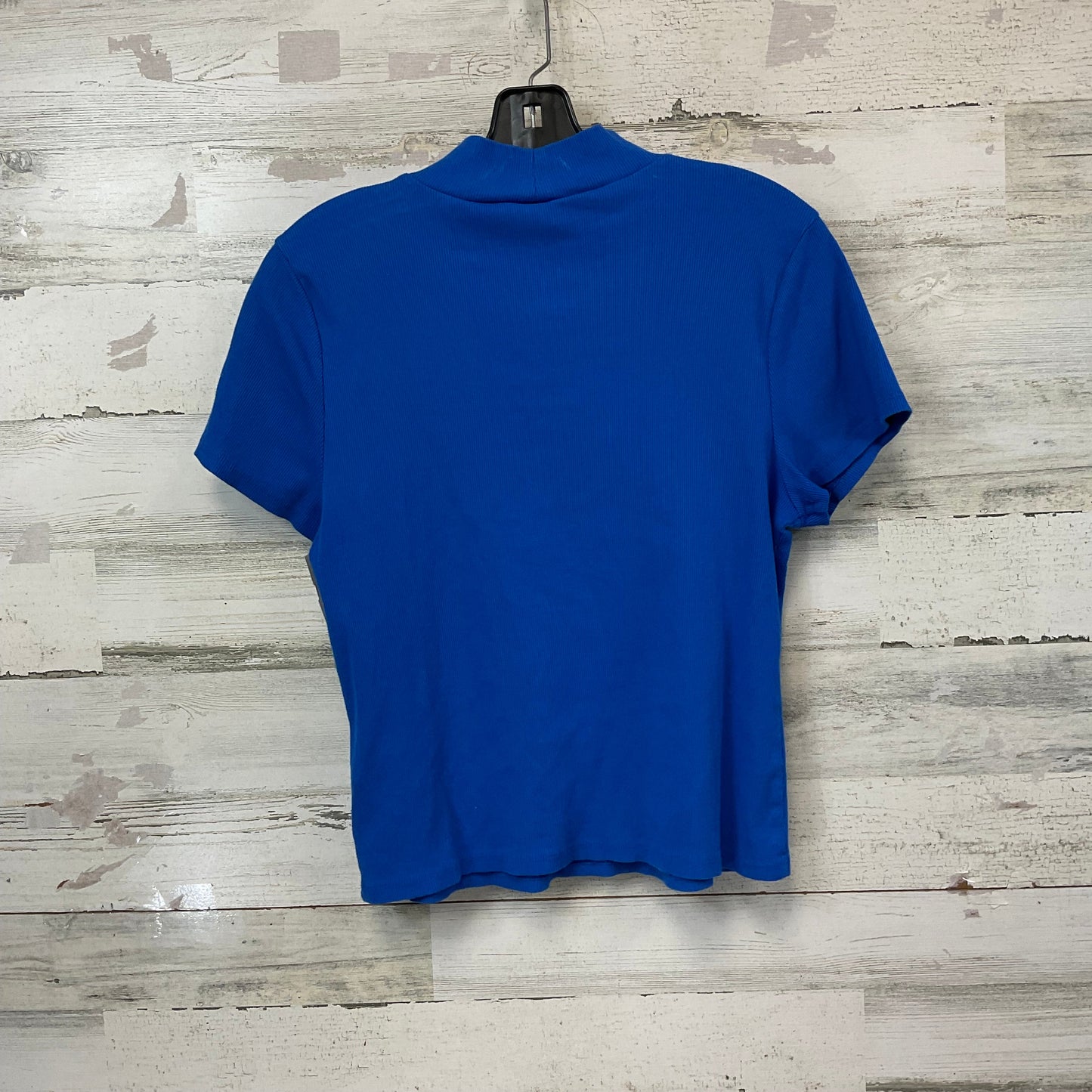 Top Short Sleeve Basic By Maeve In Blue, Size: Xl