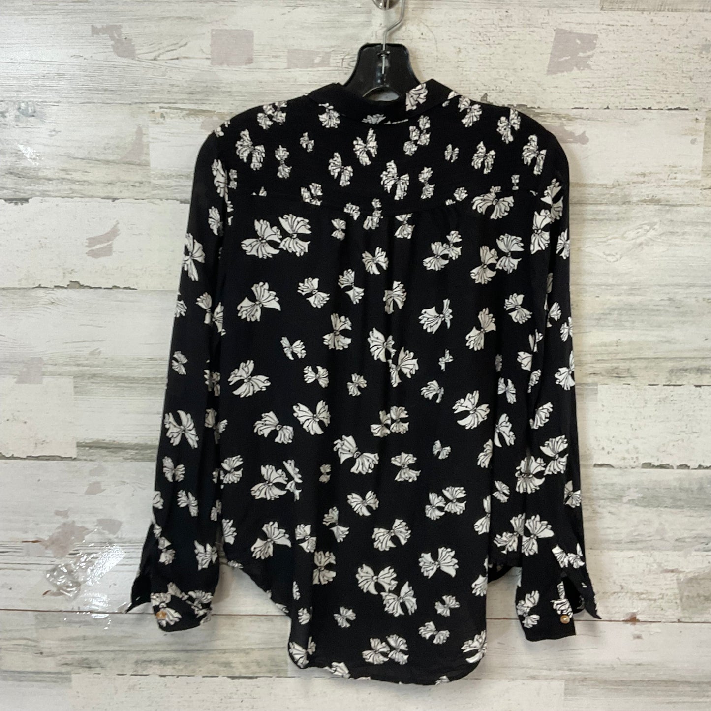 Blouse Long Sleeve By Maeve In Black, Size: Xs