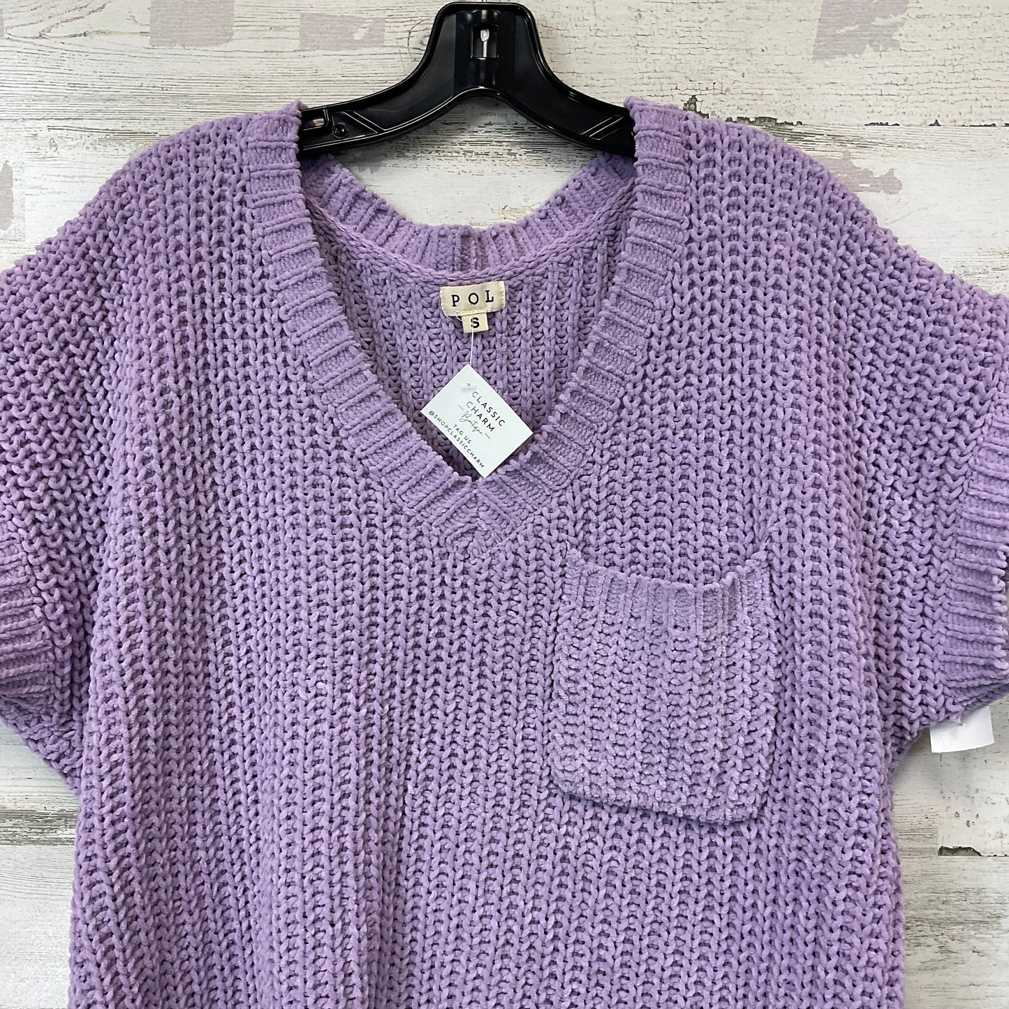 Sweater By Pol In Purple, Size: S