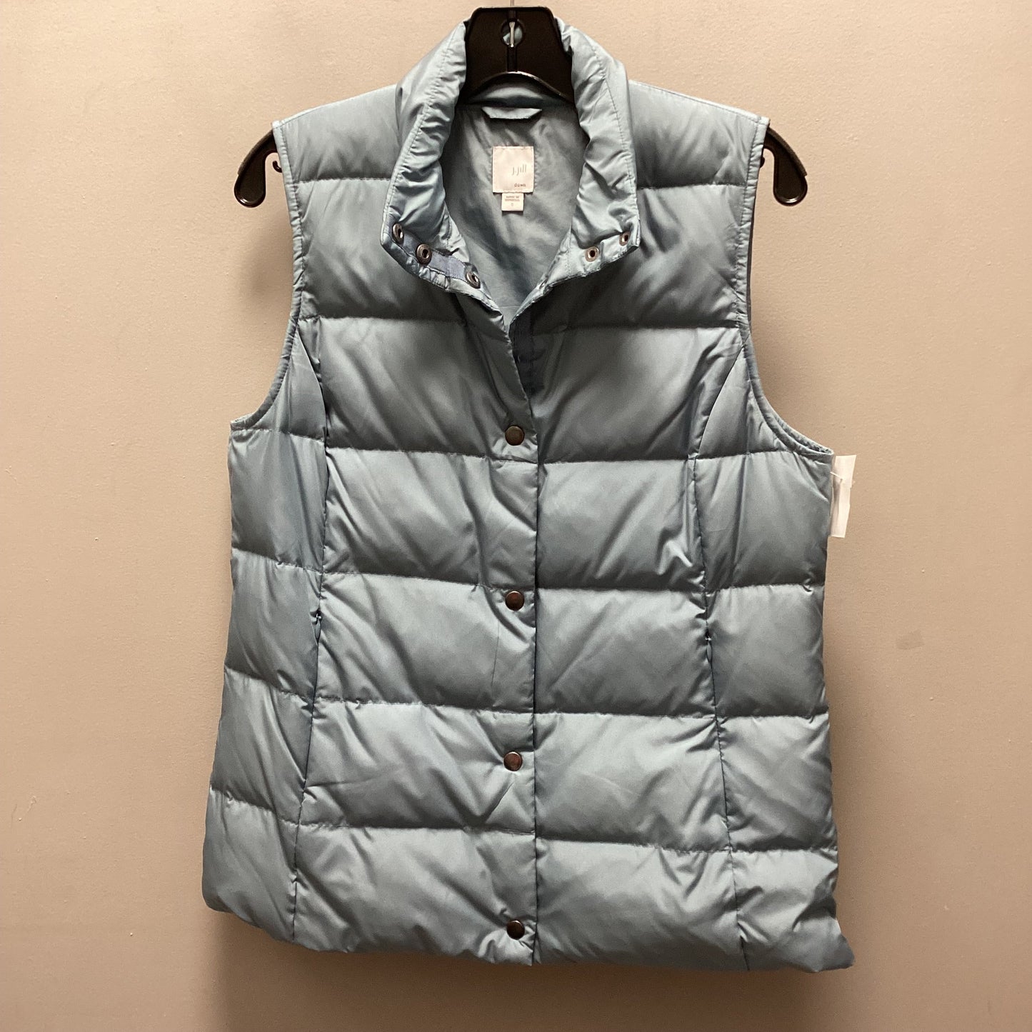 Vest Puffer & Quilted By J. Jill In Blue, Size: S