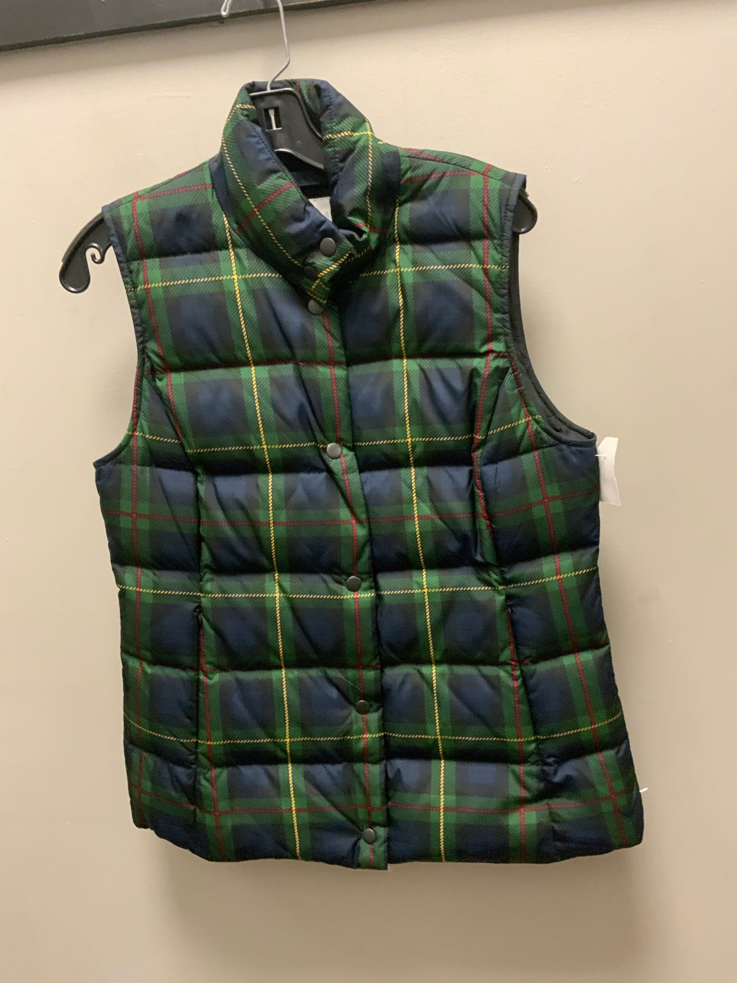 Vest Puffer & Quilted By J. Jill In Green, Size: S