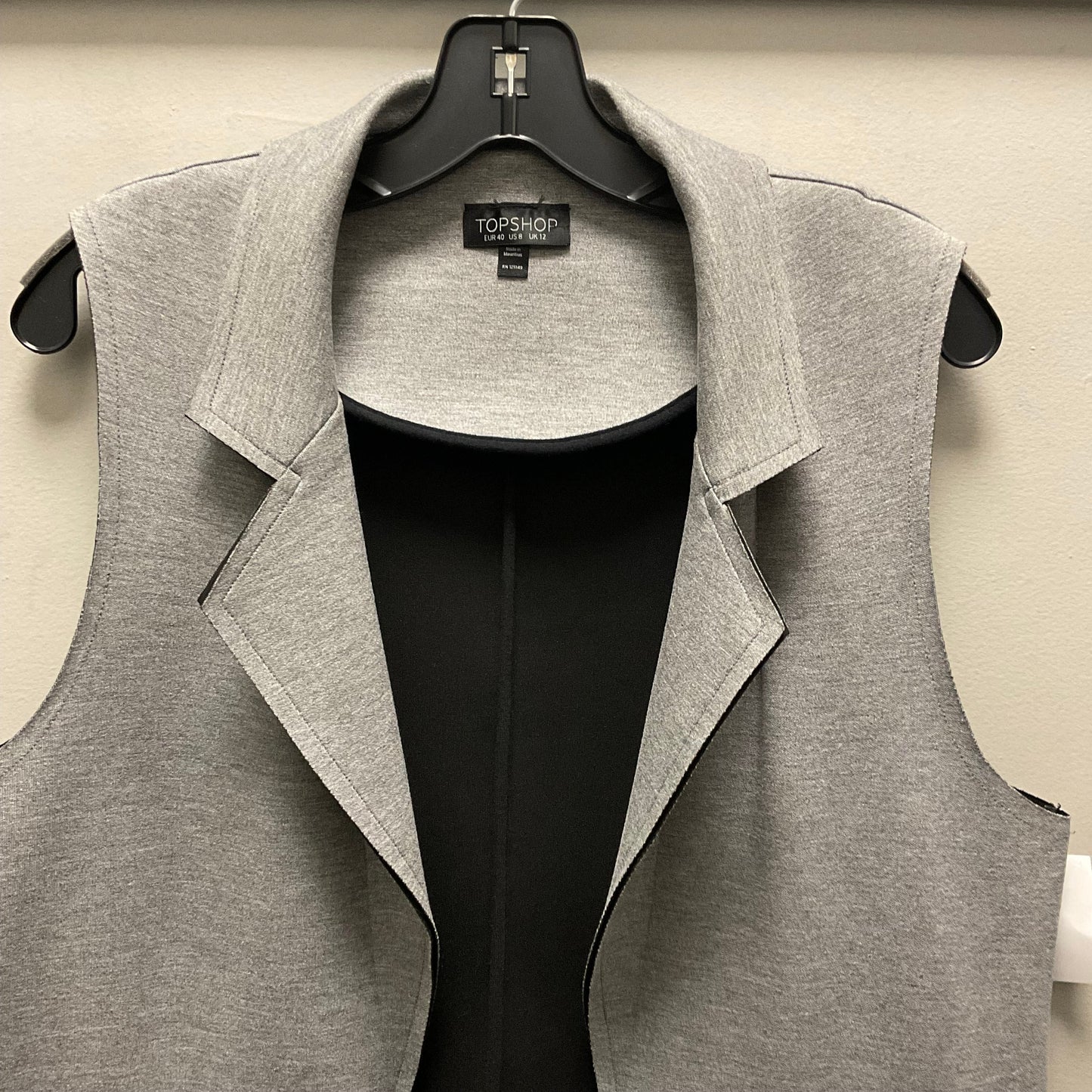 Vest Other By Top Shop In Grey, Size: M