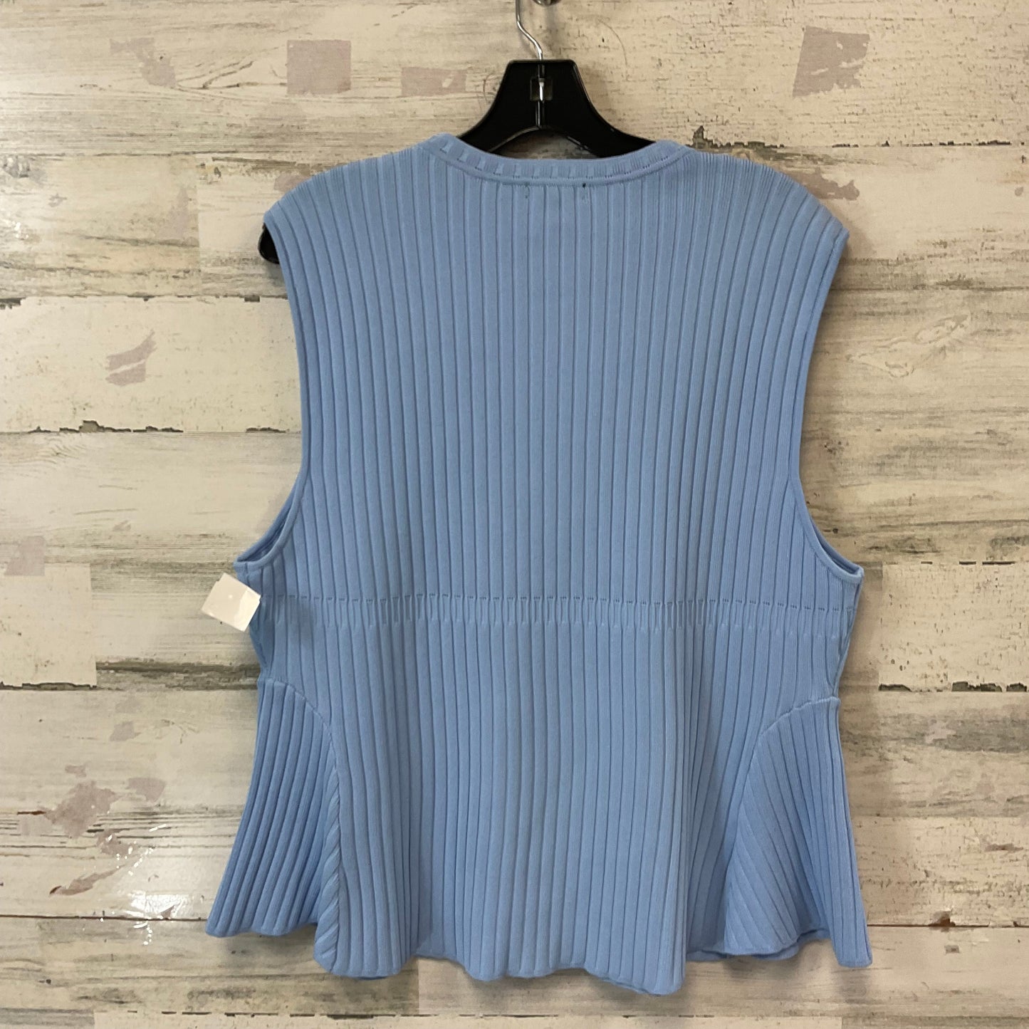 Top Sleeveless By Halogen In Blue, Size: Xxl