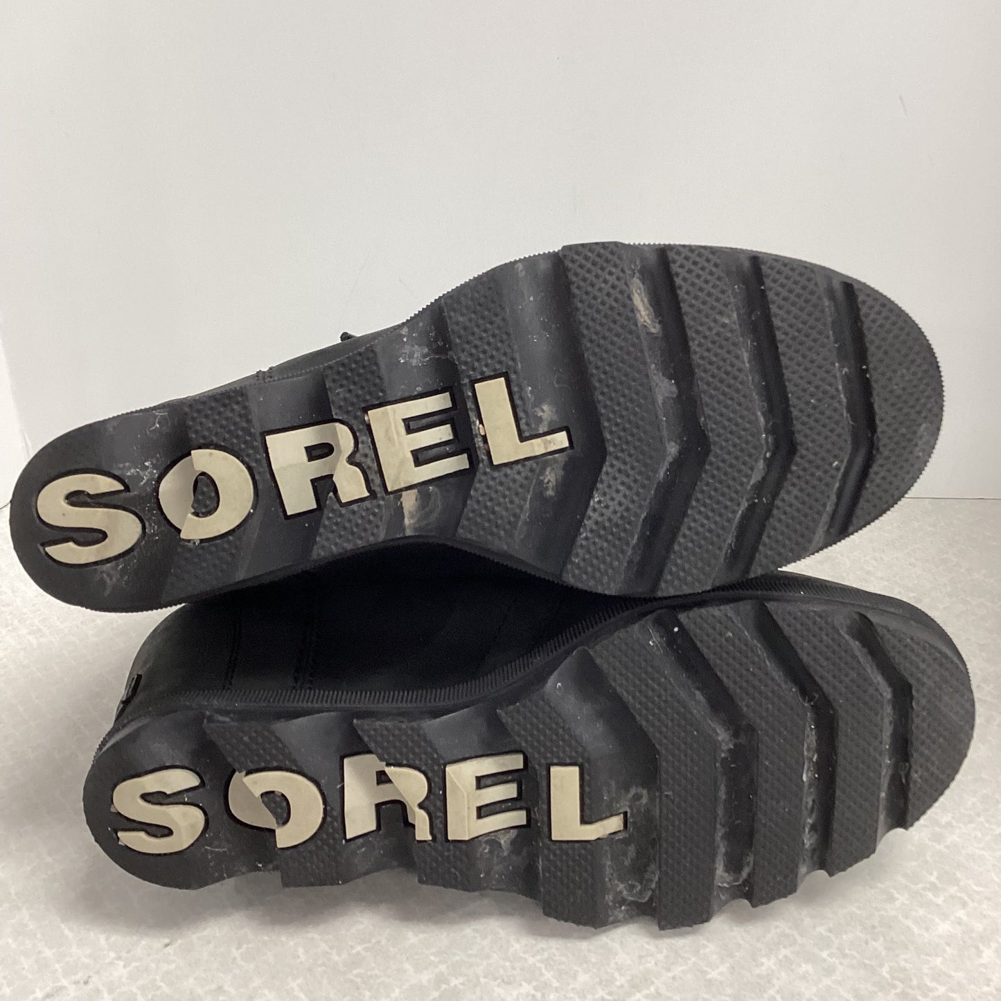 Boots Ankle Heels By Sorel In Black, Size: 8.5