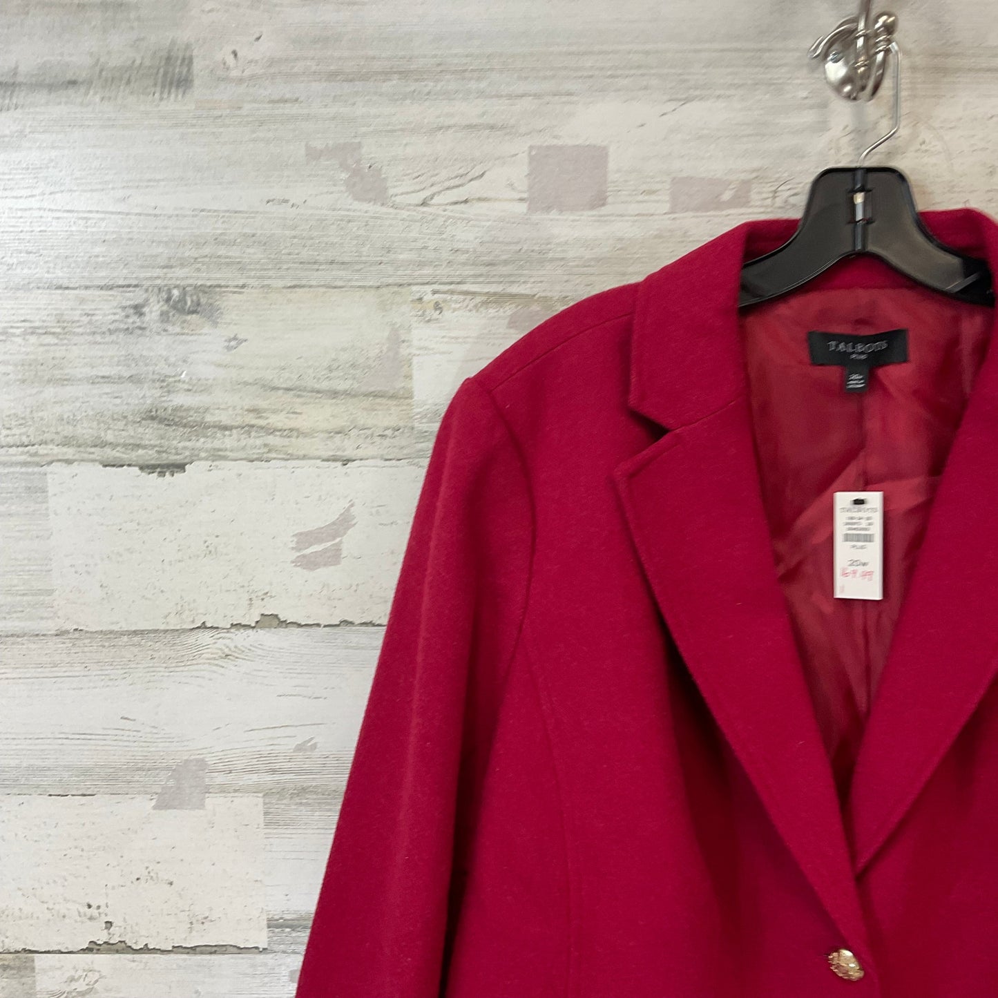 Jacket Other By Talbots In Red, Size: 2x