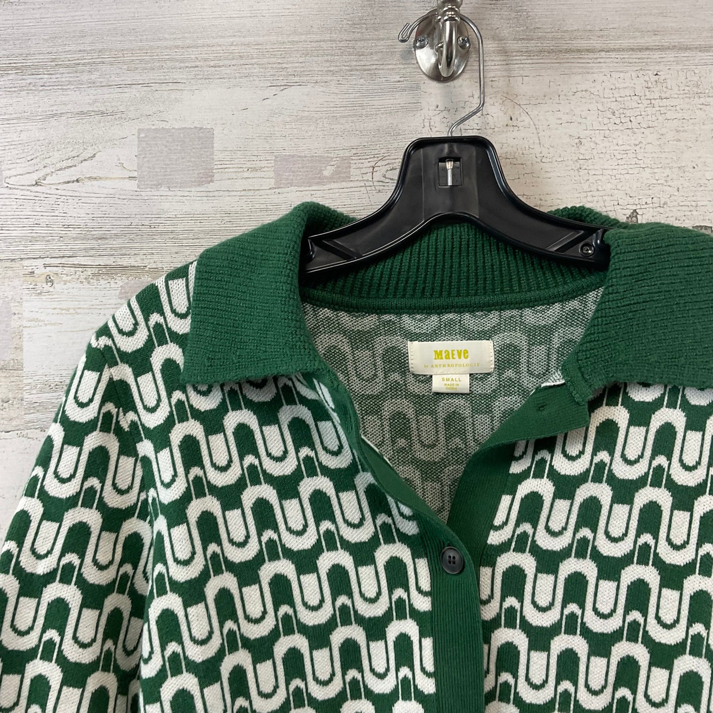 Sweater Short Sleeve By Maeve In Green, Size: S