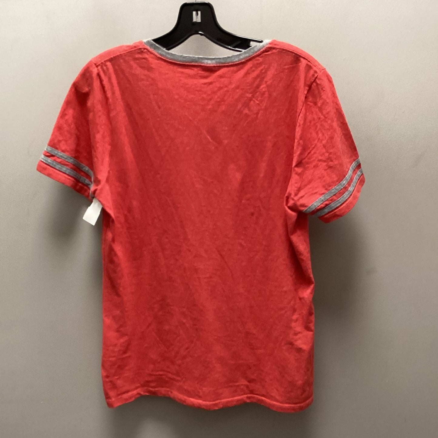 Top Short Sleeve By Jerzees In Red, Size: L