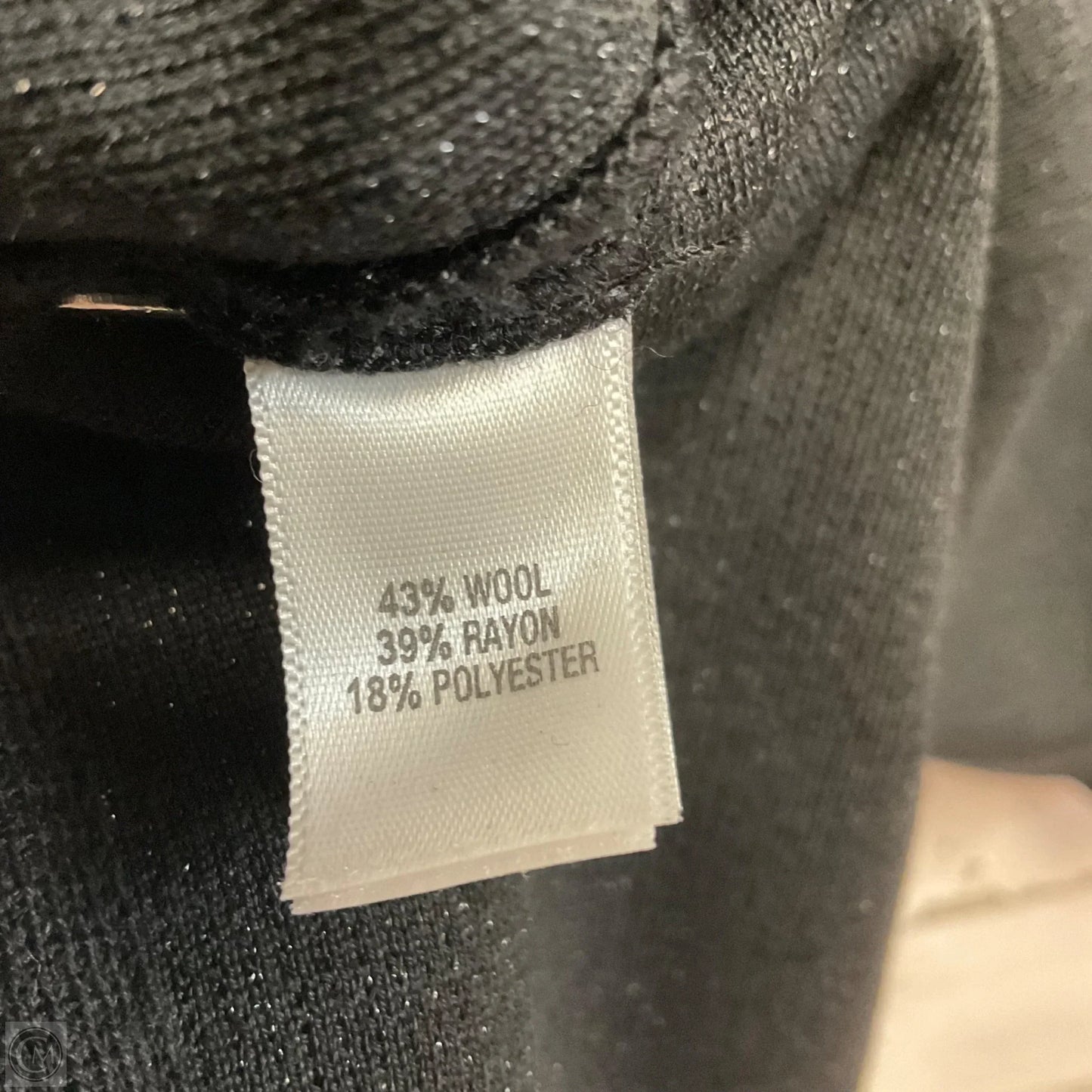 Top Long Sleeve Designer By St. John In Black, Size: M