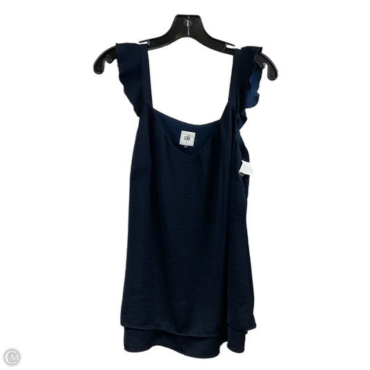 Top Sleeveless By Cabi In Blue, Size: S