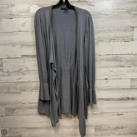 Sweater Cardigan By White House Black Market In Grey, Size: Xl