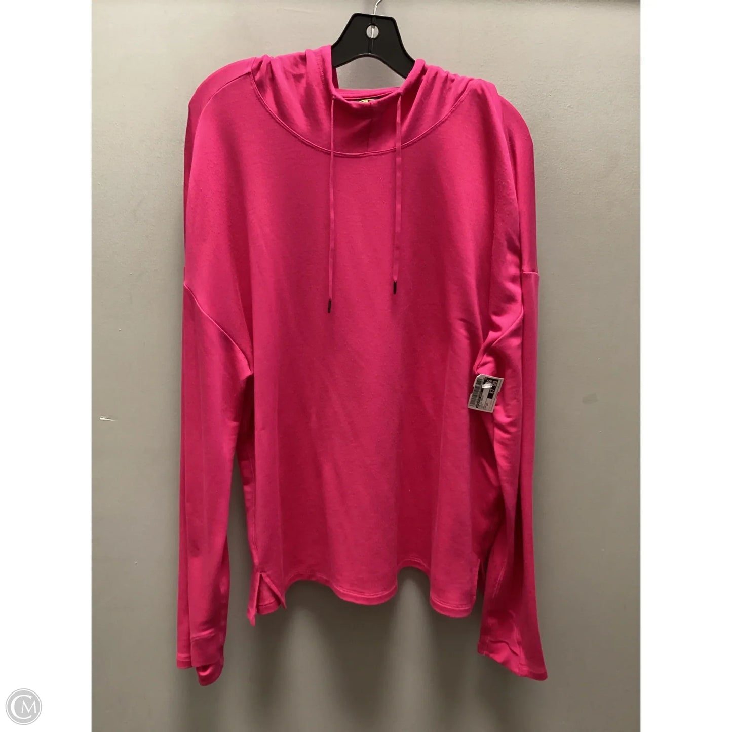 Top Long Sleeve Basic By Athletic Works In Pink, Size: 2x