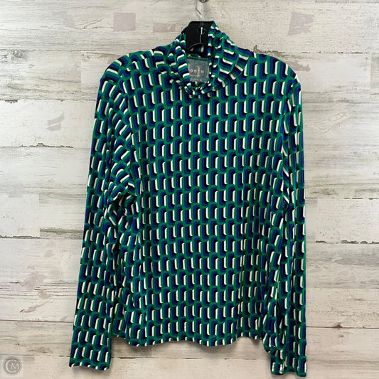 Top Long Sleeve By Boden In Green, Size: 2x