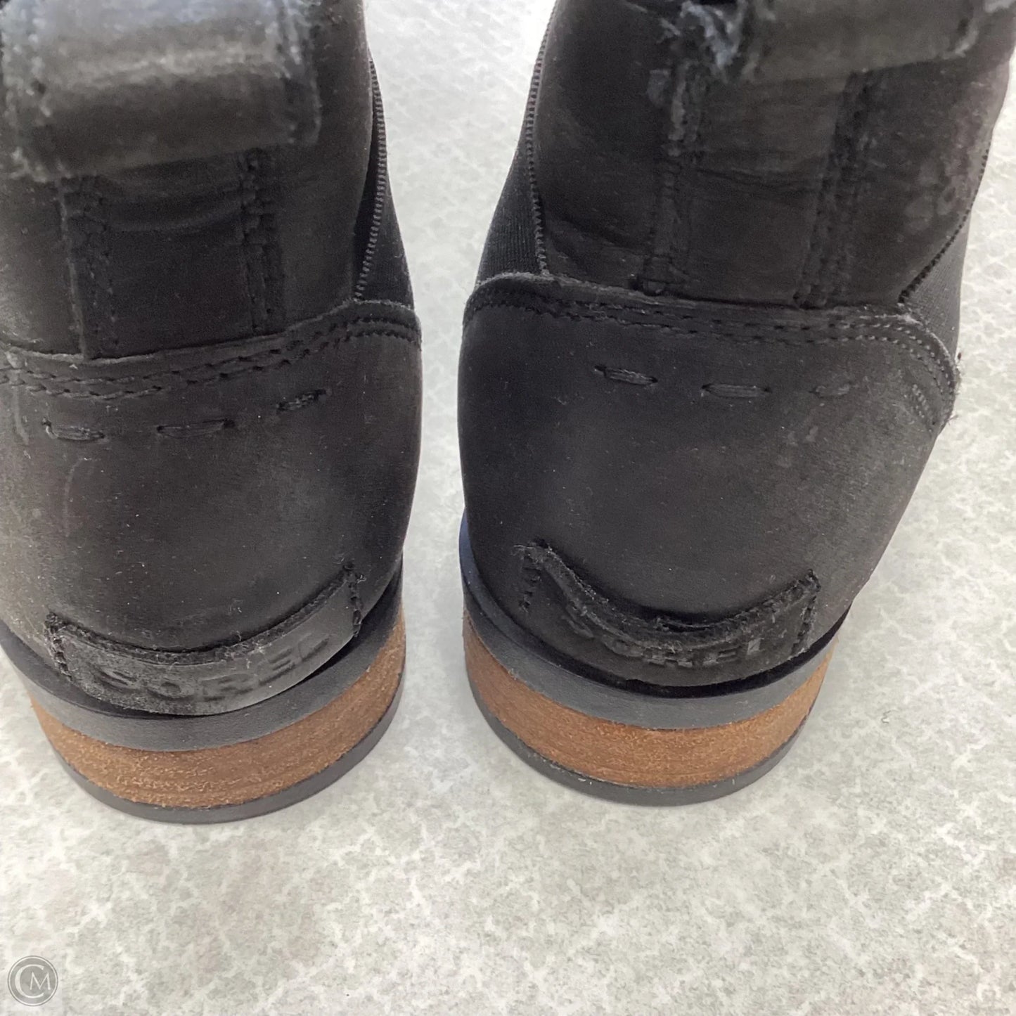 Boots Ankle Flats By Sorel In Black, Size: 9.5