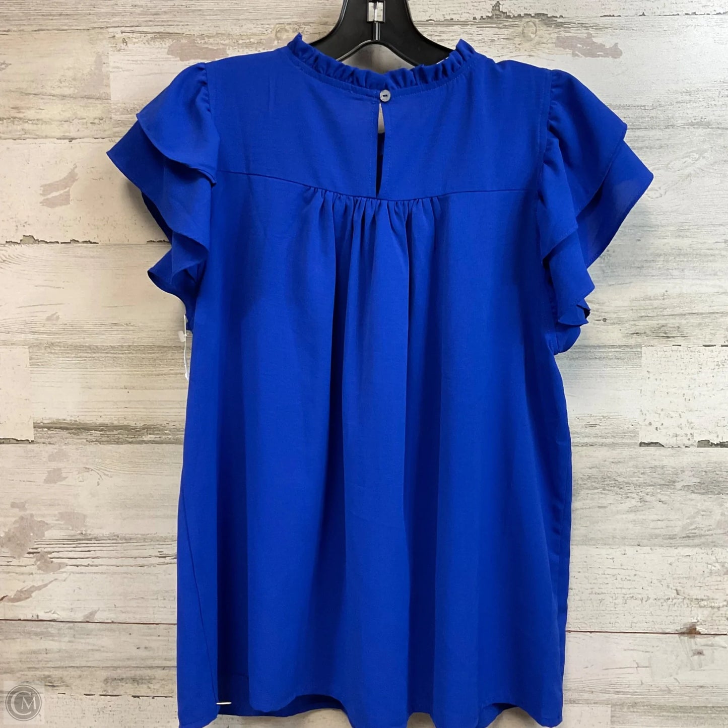 Top Short Sleeve By She + Sky In Blue, Size: S