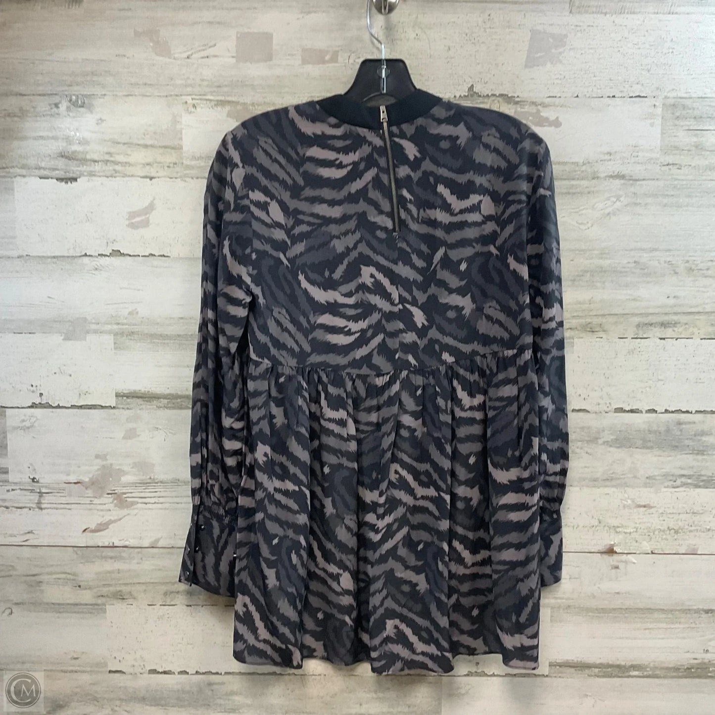 Top Long Sleeve Designer By All Saints In Black, Size: S
