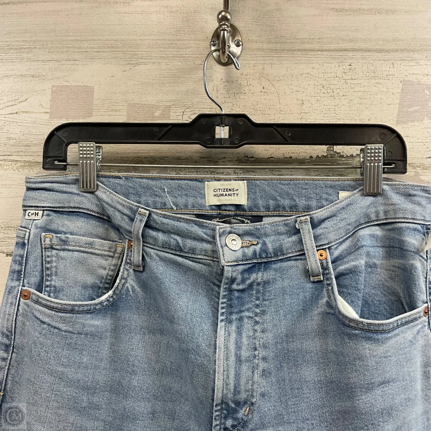 Jeans Wide Leg By Citizens Of Humanity In Blue Denim, Size: 6