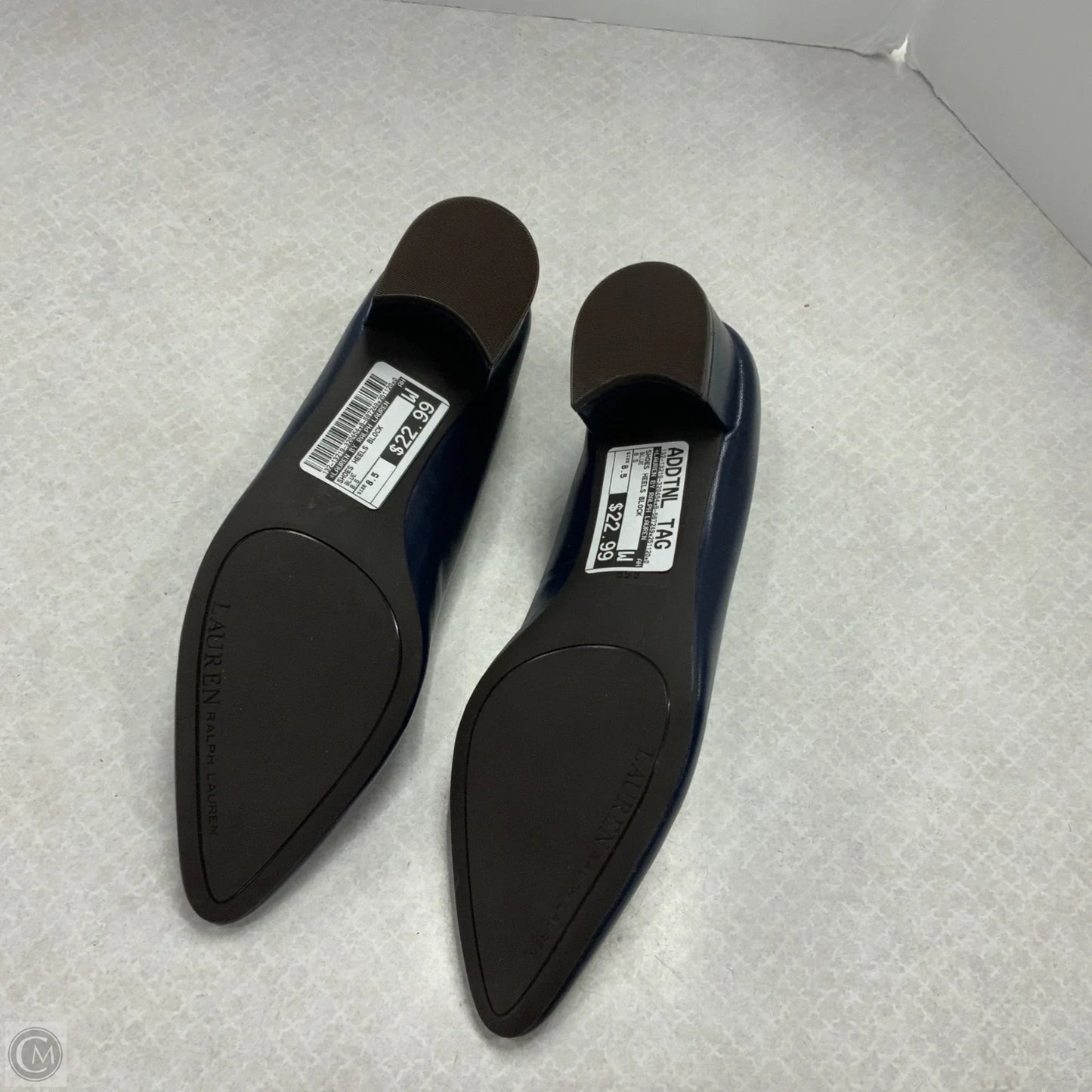 Shoes Heels Block By Lauren By Ralph Lauren In Blue, Size: 8.5