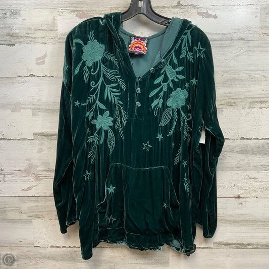 Top Long Sleeve By Johnny Was In Green, Size: M