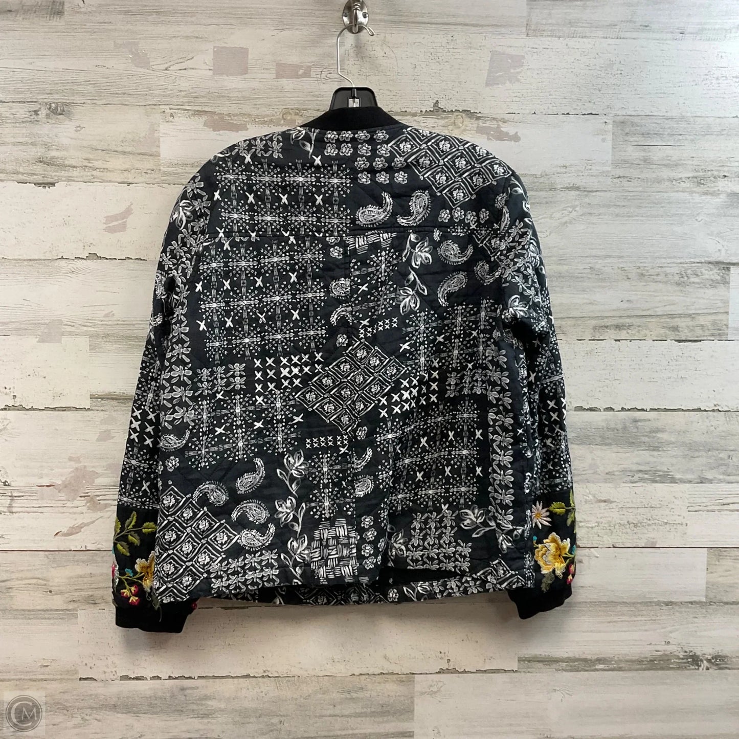 Jacket Other By Johnny Was In Black, Size: M