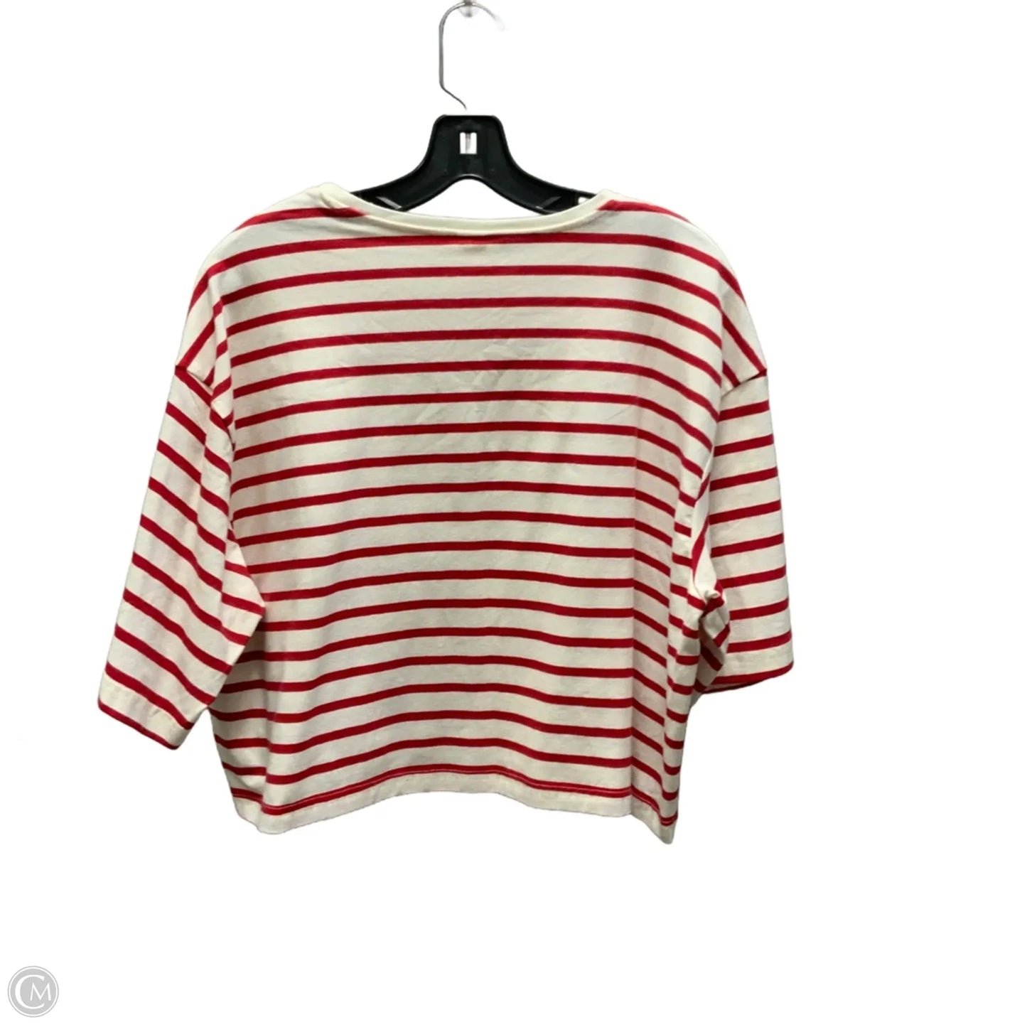 Top Short Sleeve Basic By H&m In Red, Size: L