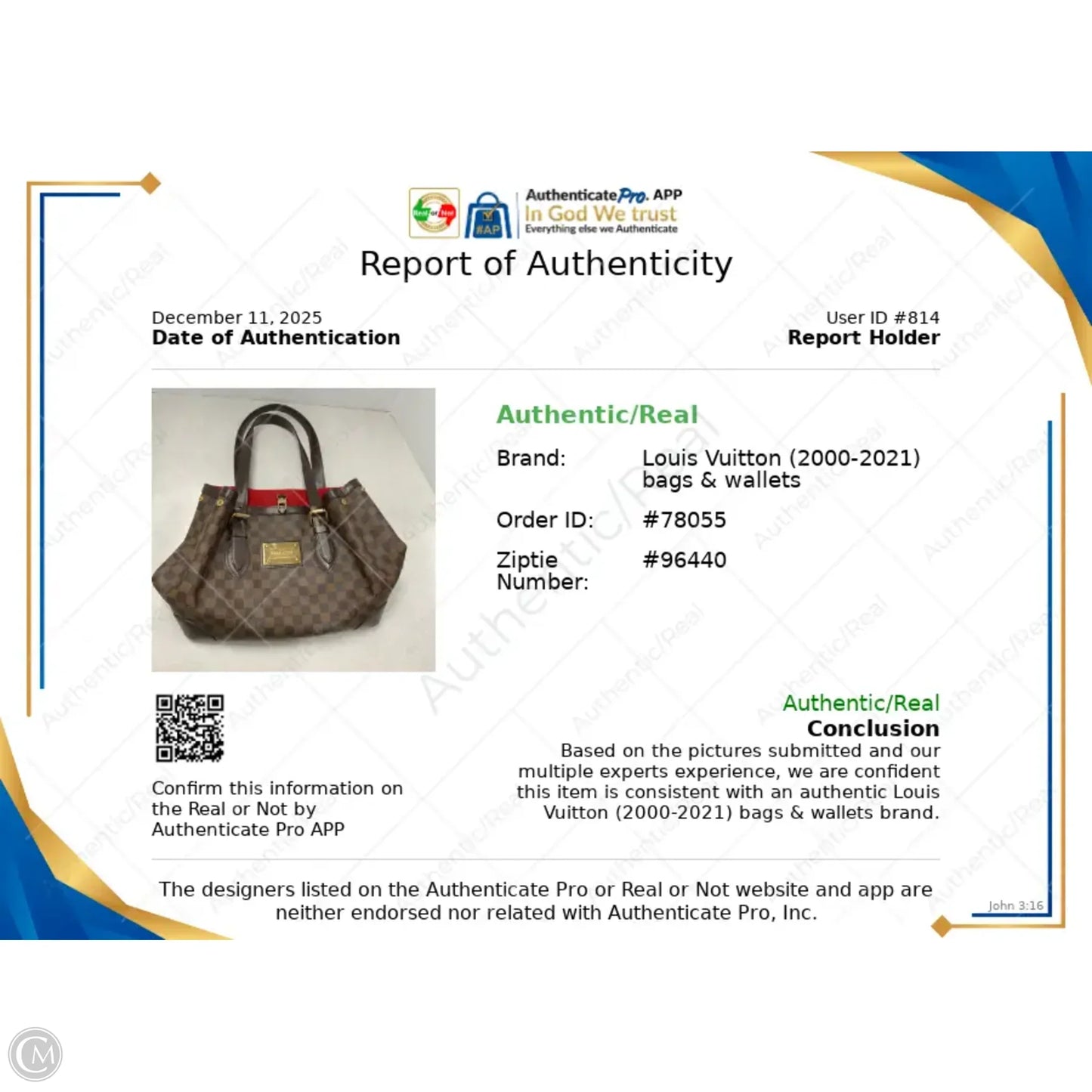 Handbag Luxury Designer By Louis Vuitton, Size: Large