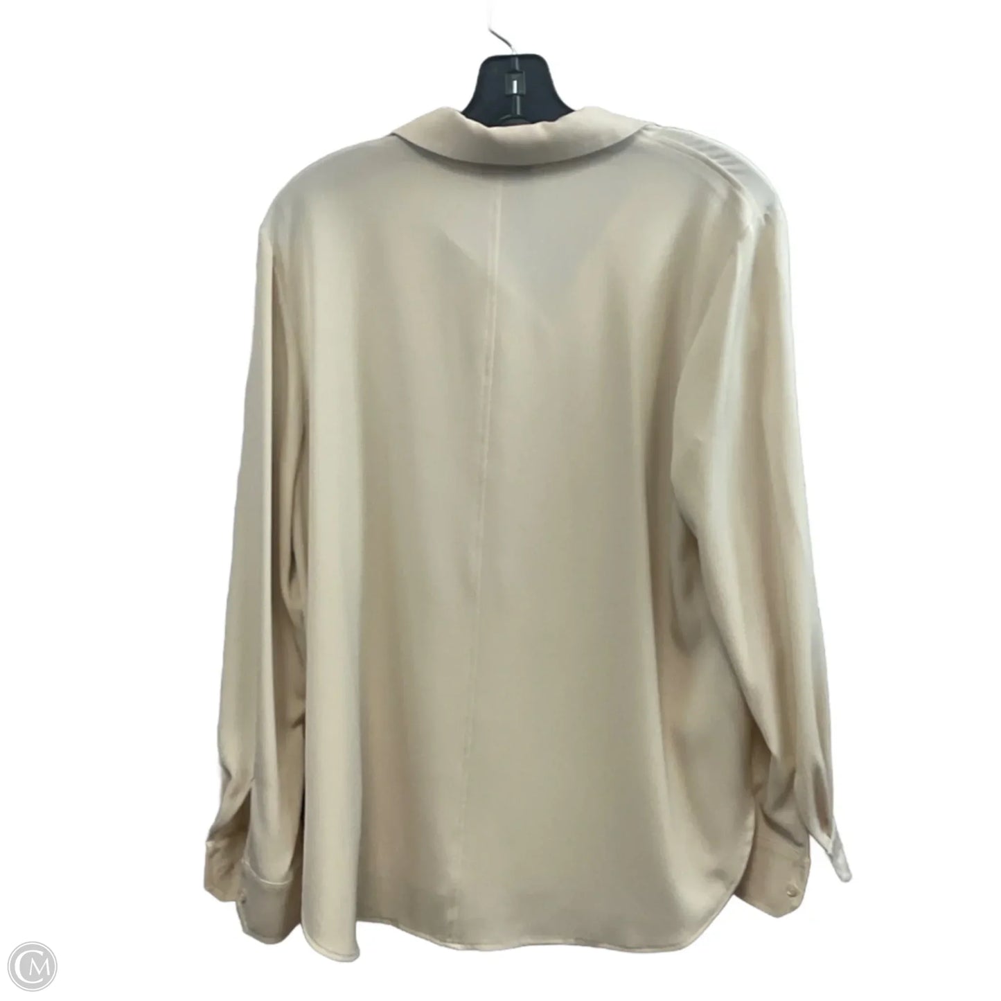 Blouse Long Sleeve By Lysse In Brown, Size: L