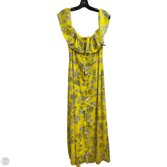 Dress Casual Maxi By Gianni Bini In Yellow, Size: S