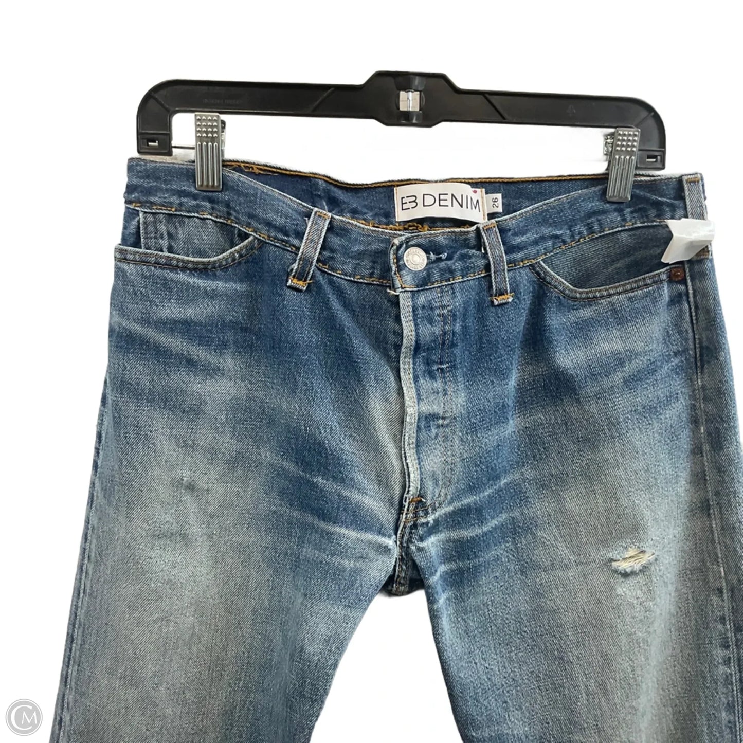 Jeans Straight By EB DENIM In Blue Denim, Size: 2