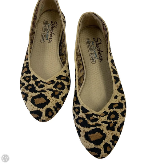 Shoes Flats By Skechers In Animal Print, Size: 7.5