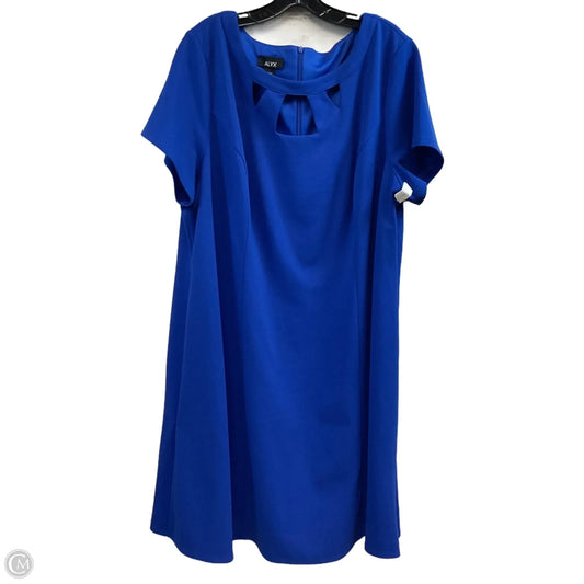 Dress Work By Alyx In Blue, Size: 3x