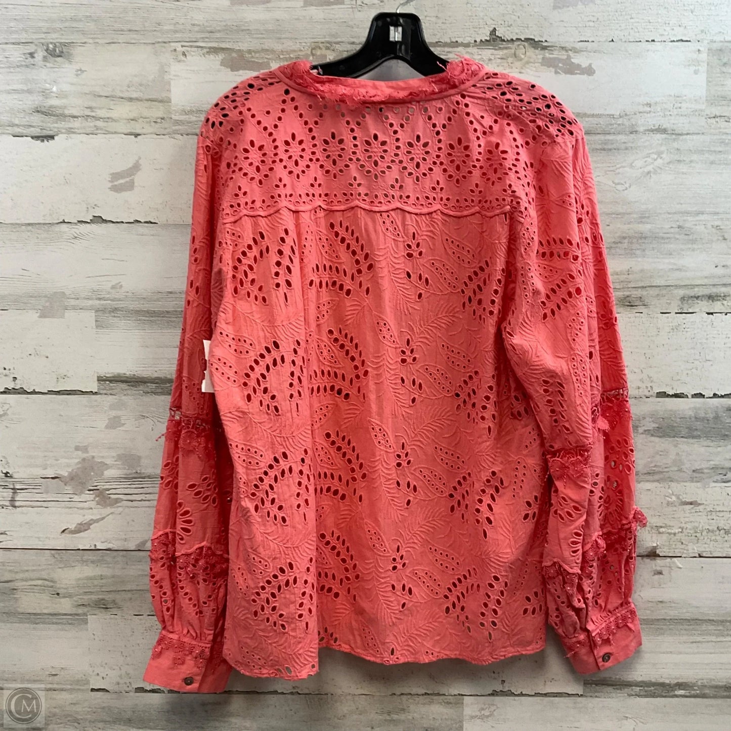 Blouse Long Sleeve By KOBI HALPERIN In Pink, Size: L