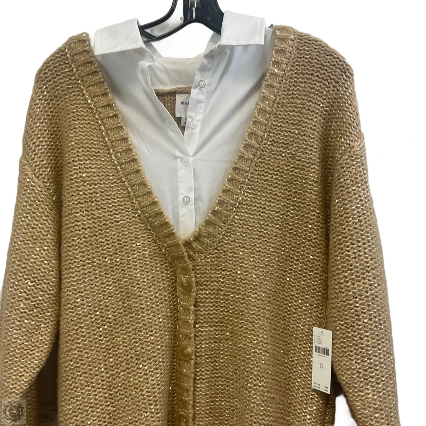 Sweater Cardigan By Anthropologie In Brown, Size: Xs